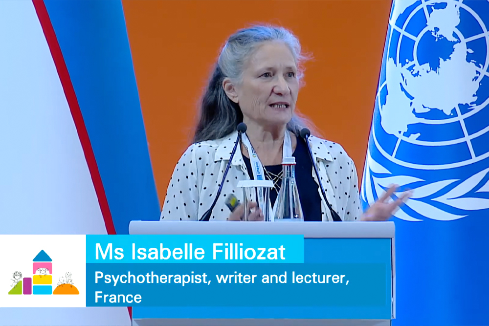 Rôle de Keynote Speaker à L'UNESCO en 2022 - Isabelle Filliozat